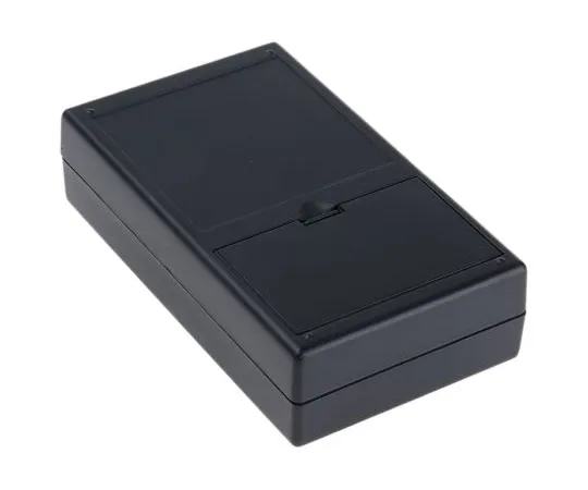 63-7444-93 CAMDENBOSS, ABS, Handheld Enclosure With Integral Battery Compartment ,105 mm x 28 mm x 61 mm CHHMC01BK