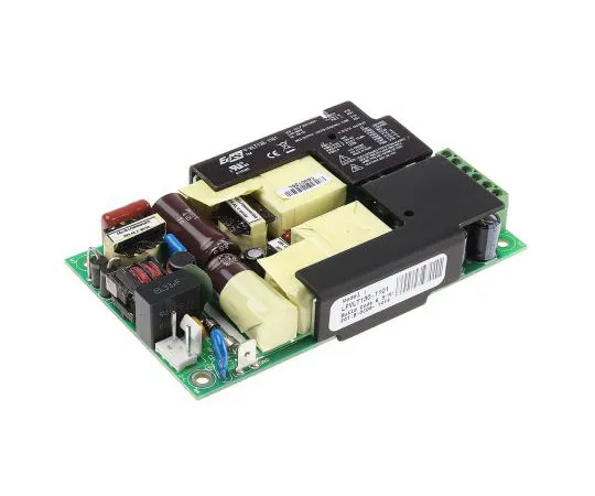 63-7524-31 EOS 130W 1 Output Embedded Switch Mode Power Supply SMPS, 6.6A, 12V dc Open Frame LFVLT130-1101
