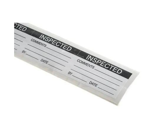 63-7547-80 RS PRO Adhesive Pre-Printed Adhesive Label-Inspected-. Quantity: 30 445-4007