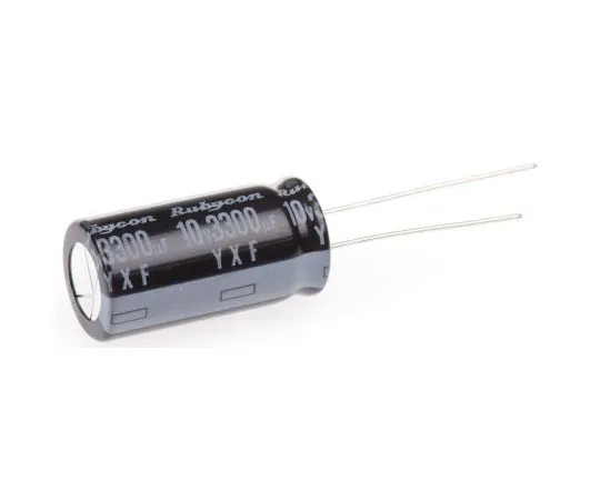 63-7415-98 Rubycon 3300μF 10V dc Aluminium Electrolytic Capacitor, Through Hole 12.5 (Dia.) x 25mm +105°C 12.5mm 5mm 10YXF3300M12.5X25
