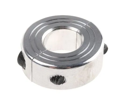63-7541-95 Ruland Collar Two Piece Clamp Screw, Bore 16mm, OD 34mm, W 13mm, Aluminium MSP-16-A