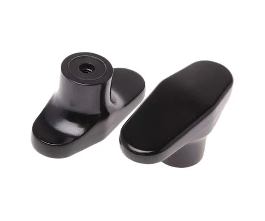 63-7459-26 RS PRO Black Duroplast Knob, M6 x 9 267-0825