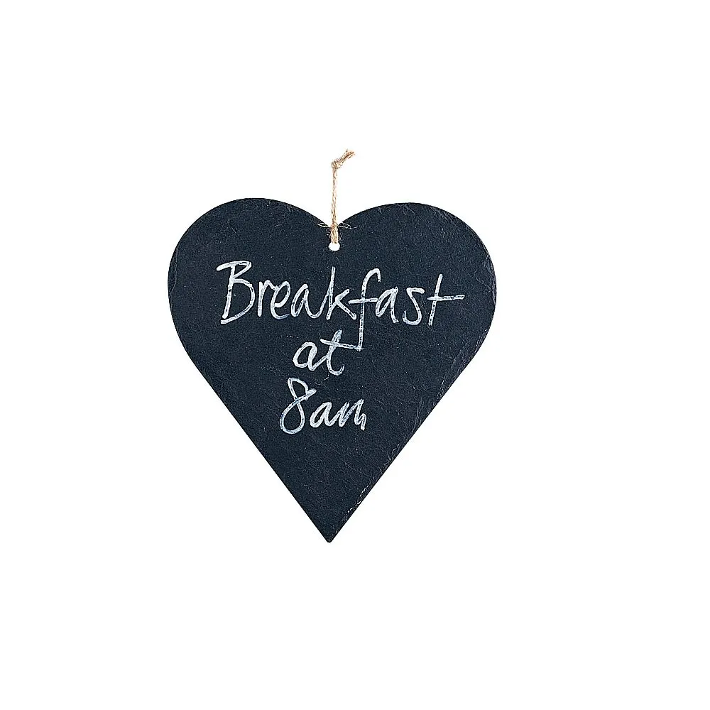62-6768-20 Just Slate Slate Memo Board Heart