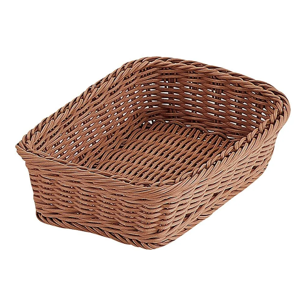 62-6403-21 PP Square Basket Brown 24 Type RE-310-BR