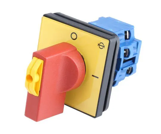 63-7498-68 4 Pole Panel Mount Non F***d Isolator Switch, 20 A, 5.5 kW, IP65 KG10BT204/GBA281 E