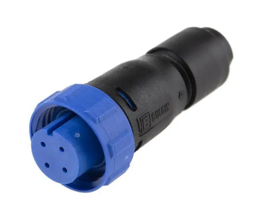 63-7538-20 Bulgin Buccaneer 400 Series Cable Mount Connector, 4 contacts Socket PX0410/04S/4550