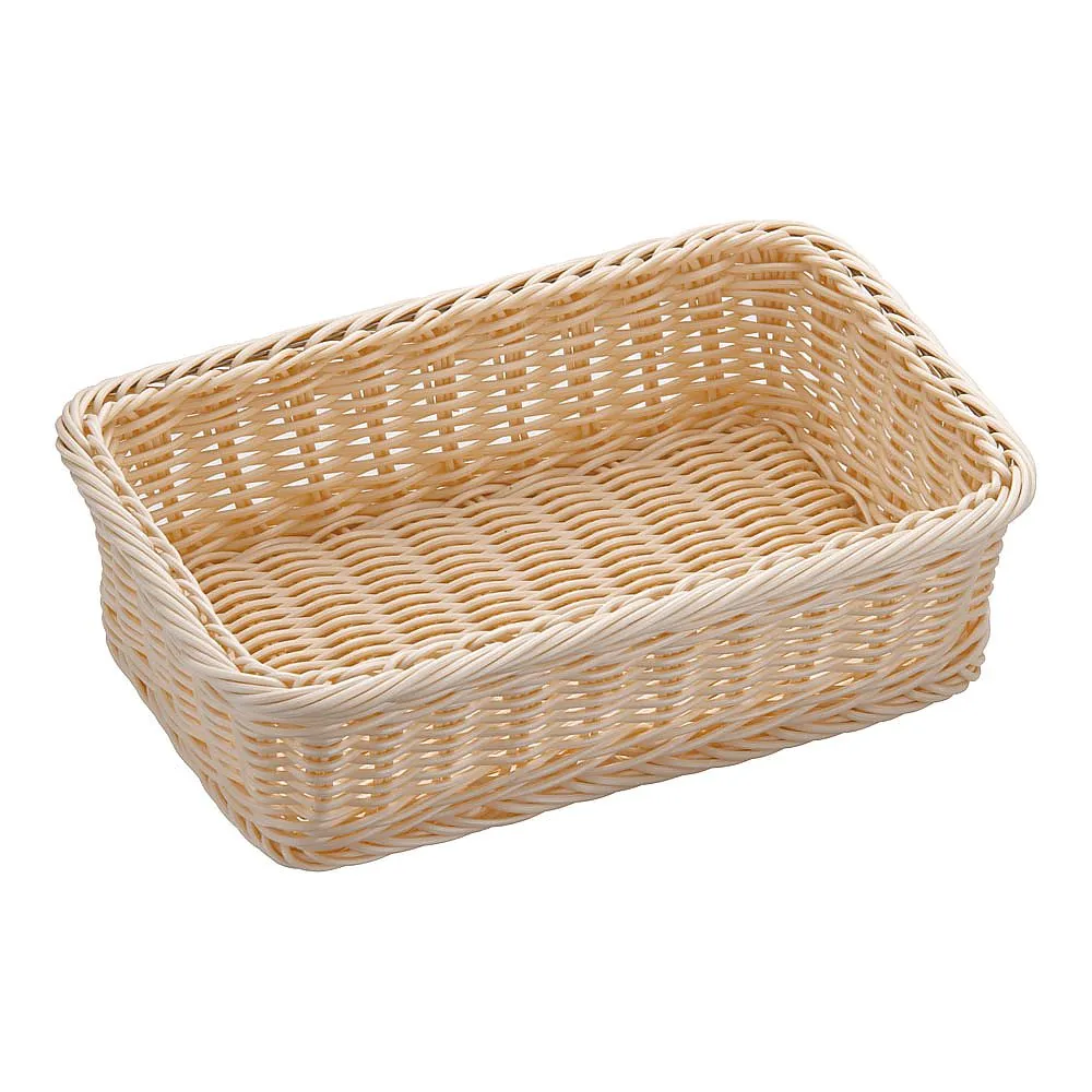 62-6581-66 Resin Basket Square White 91-077A