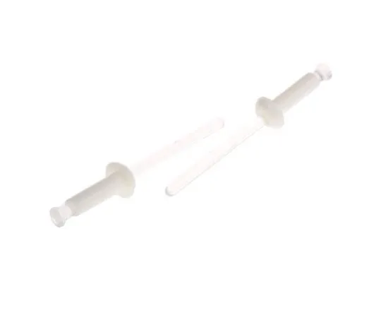 63-7515-29 12.7mm White Plain Nylon Clinch Rivet, 4mm diameter, 7 → 10 mm Thickness CR 40-3-2