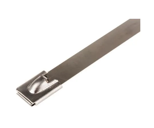 63-7381-87 RS PRO Metallic 316 Stainless Steel Roller Ball Cable Tie, 200mm x 7.9 mm 159-5313