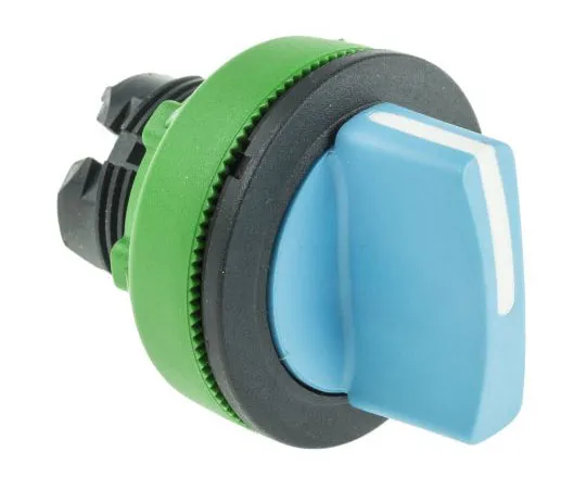 63-7389-30 Schneider Electric Harmony XB5 3 Position Selector Switch Head Standard Handle Blue Spring Return to Centre ZB5FD506
