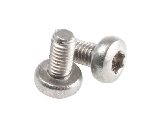 63-7456-38 Plain Pan Stainless Steel Tamper Proof Security Screw, M3 x 6mm 262-5847