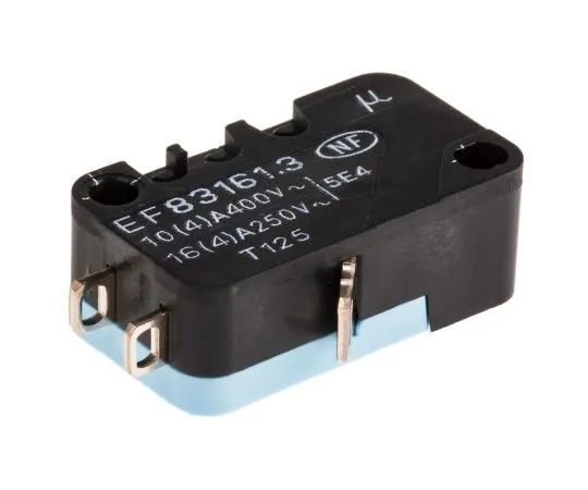 63-7384-45 NO/NC Plunger Microswitch, 20 A @ 250 V ac 83161301