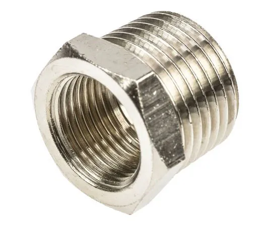 63-7510-70 Legris LF3000 60 bar Brass Pneumatic Straight Threaded Adapter, R 1/2 Female Male 0904 17 21