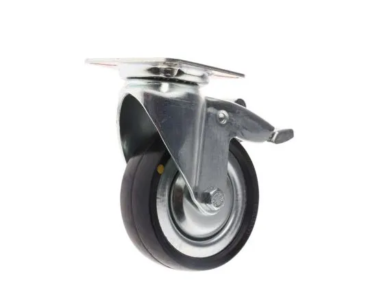 63-7489-65 Tente Braked Swivel Swivel Castor, 55kg Load Capacity, 75mm Wheel Diameter 2477DYK075P40