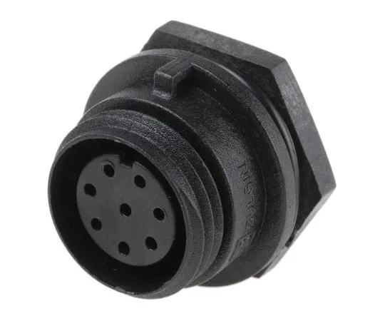 63-7538-30 Bulgin Buccaneer 400 Series Panel Mount Connector, 8 contacts Plug PX0412/08S