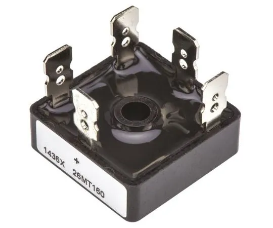 63-7435-83 Vishay VS-26MT160, 3-phase Bridge Rectifier, 25A 1600V, 5-Pin D 63 VS-26MT160