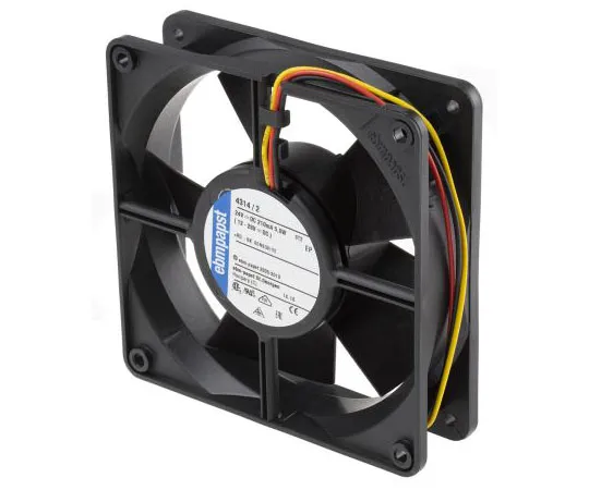 63-7478-39 ebm-papst 4300 Series Axial Fan, 119 x 119 x 32mm, 170m³/h, 5W, 24 V dc 4314/2