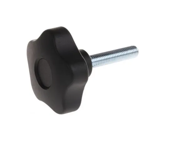 63-7469-07 Elesa Black Polymer Knob 70027, M10 x 50 70027