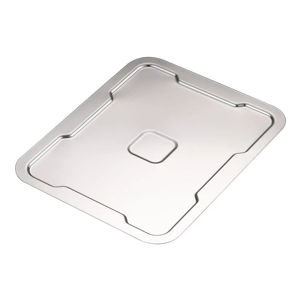 62-6368-89 TKG Stainless Steel Square Butt Lid for 12 Sheets (1 Sheet)