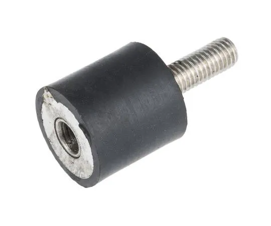 63-7392-40 RS PRO 25mm Shock Mount M8 25mm Diameter 40.26kg Compression Load, Male to Female Natural Rubber 171-2598