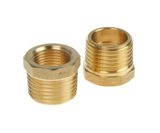 63-7421-42 RS PRO Brass 1/2 in BSP Male x 3/8 in BSP Female Straight Reducer Bush Threaded Fitting 548007