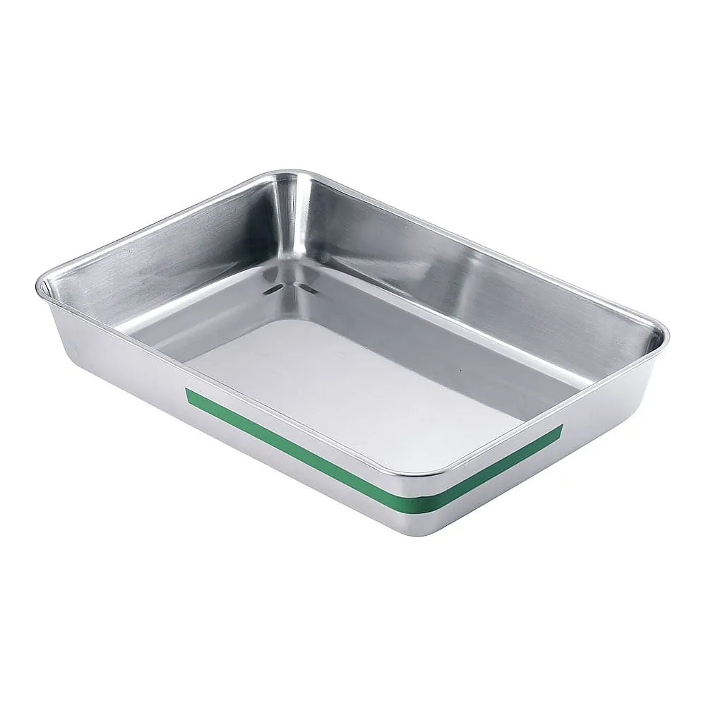 62-6369-64 TKG Stainless Steel Color Line Square Butt 6-Pack Green ABTE504