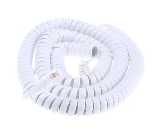 63-7409-88 RS PRO White 5m Telephone Extension Cable Male RJ9(4/4) Male RJ9(4/4) 182-4560