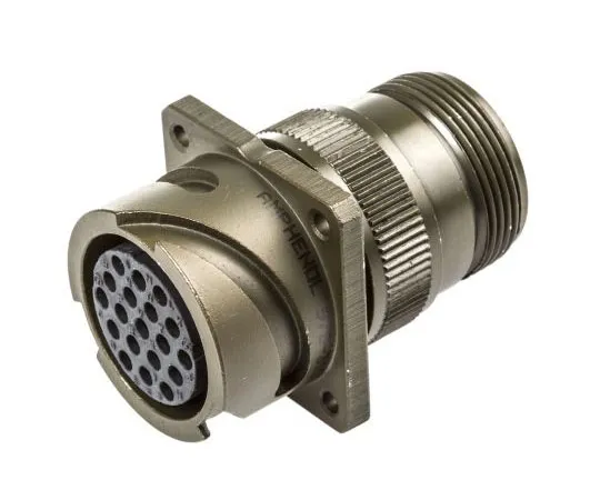 63-7545-65 Amphenol 97B Series, 19 Way Wall Mount MIL Spec Circular Connector Receptacle, Socket Contacts,Shell Size 20, Bayonet 97B-3100A20-A48S