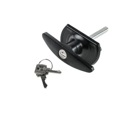 63-7454-13 Euro-Locks a Lowe & Fletcher group ******* Matte Die Cast Zinc Black Lock, Garage Handle, 101mm 1616753