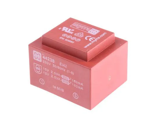 63-7398-89 15V ac 2 Output Through Hole PCB Transformer, 5VA 44238