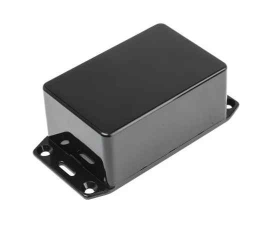 63-7517-28 Hammond 1591, ABS Enclosure, IP54, Flanged, 85 x 56 x 35mm 1591LSFLBK