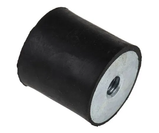 63-7440-70 FIBET 3030DD08-45 30mm Shock Mount M8 30mm Diameter 36.6kg Compression Load 6mm, Female to Female Natural Rubber 3030DD08-45