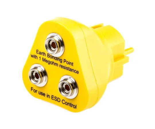 63-7412-37 Vermason ESD Earth Bonding Plug With 10 mm Stud x 3 J6103F