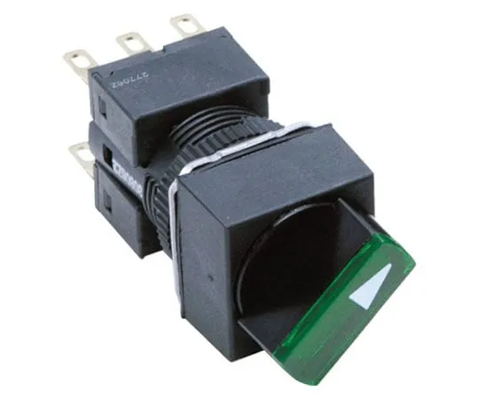 62-4763-33 Knob type selector switch (Square) (Round body Φ16) A165W A165W-A3MR-24D-2