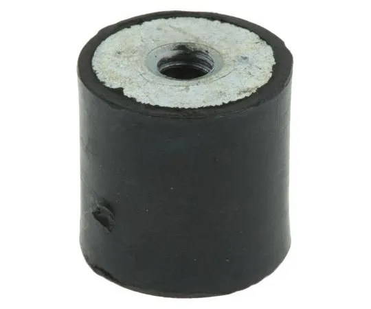 63-7440-69 FIBET 2020DD06-60 20mm Shock Mount M6 20mm Diameter 34.4kg Compression Load 4mm, Female to Female Natural Rubber 2020DD06-60