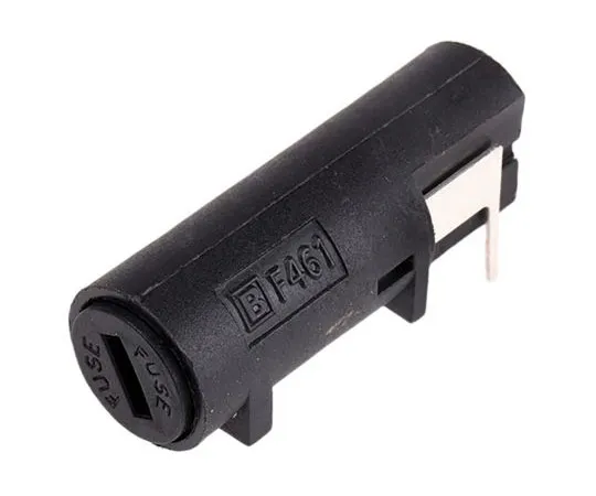 63-7504-12 Bulgin 10A Slotted Cap PCB Mount F*** Holder for 5 x 20mm Cartridge F***, 250V FX0461