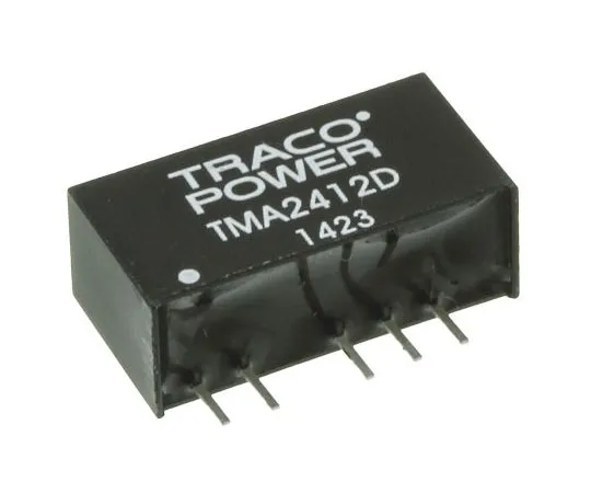 63-7415-73 TRACOPOWER TMA 1W Isolated DC-DC Converter Through Hole, Voltage in 21.6 → 26.4 V dc, Voltage out ±12V dc TMA 2412D