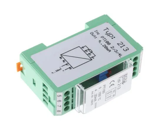 63-7511-88 PT100 Temperature Transmitter, 10 → 36 V, -25 → +85 °C LKM 213/2