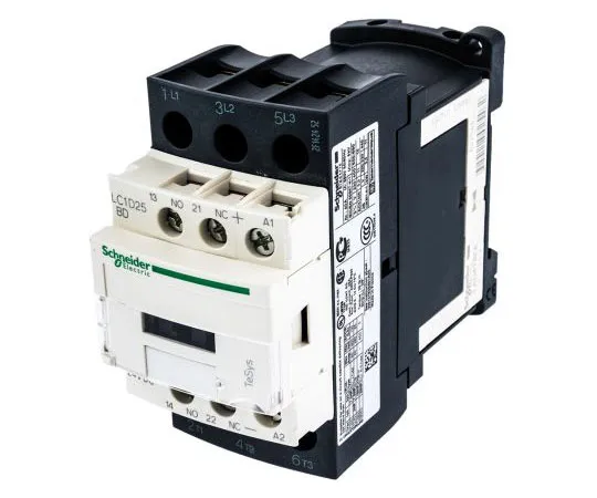 63-7522-29 Schneider Electric 3 Pole Contactor, 25 A, 24 V dc Coil, TeSys D, 3NO, 11 kW LC1D25BD