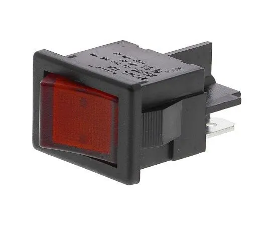 63-7462-33 Arcolectric Illuminated Single Pole Single Throw (SPST), Latching Rocker Switch Panel Mount H8503VBNAA