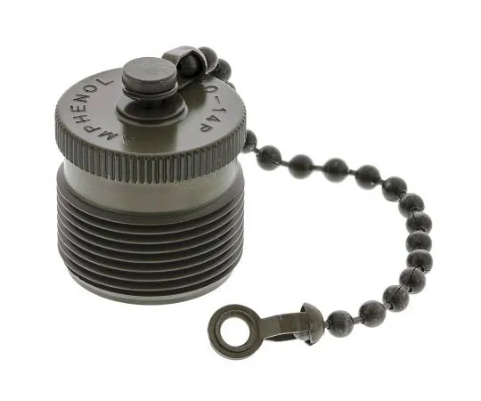 63-7477-70 Amphenol 97 Series MIL-DTL-5015 Socket Dust Cap, Shell Size 20P IP66 Rated, with Olive Drab Cadmium Finish 97-60-20P