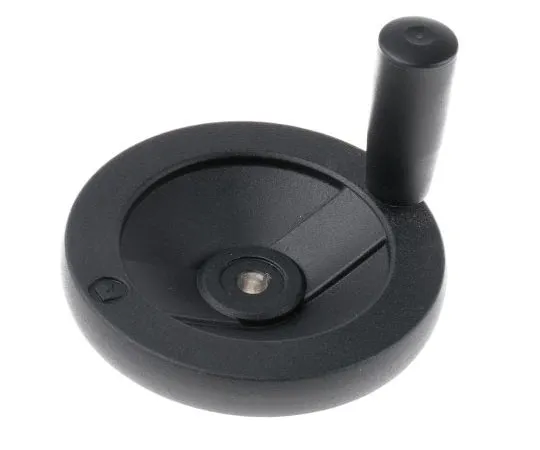 63-7534-16 Rose+Krieger Black Die Cast Aluminium Hand Wheel 90913, 100mm 90913