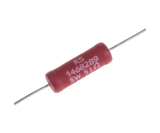 63-7376-58 RS PRO 51Ω 5W Through Hole Fixed Resistor ±5% ±20ppm/°C 146-8289