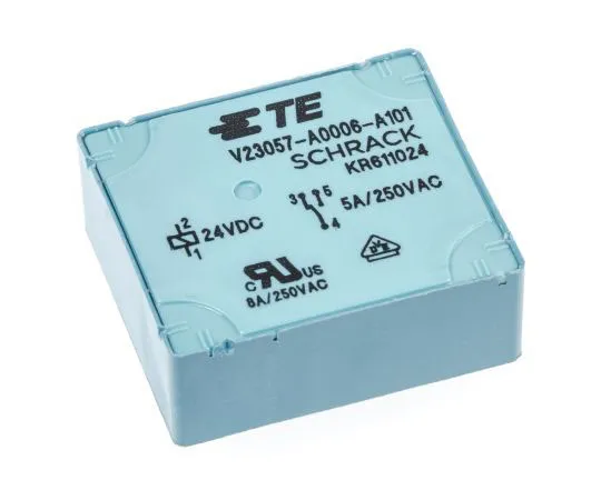 63-7395-14 TE Connectivity SPDT Non-Latching Relay PCB Mount, 24V dc Coil, 5A V23057A6A101