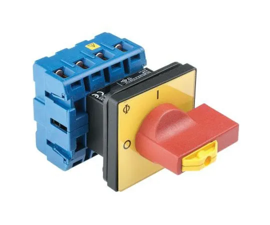 63-7464-35 4 Pole Panel Mount Non F***d Isolator Switch, 40 A, 15 kW, IP65 KG41BT204/GBA007E
