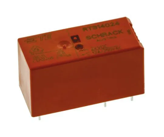 63-7418-91 TE ConnectivityRT1 SPDT Non-Latching Relay PCB Mount, 24V dc Coil, 12A RTB14024