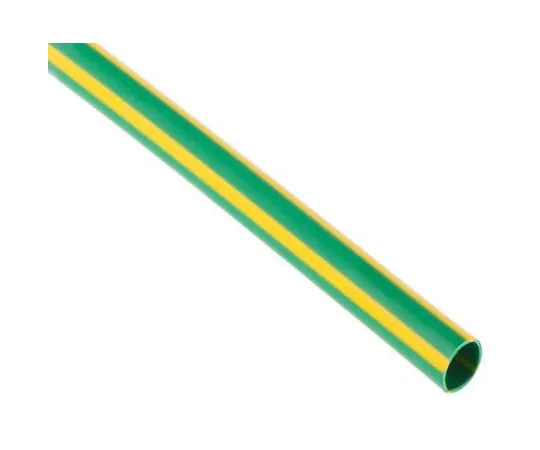 63-7460-72 RS Green/Yellow Halogen Free Heat Shrink Tubing 6.4mm Sleeve Dia. x 1.2m Length 2:1 Ratio 268-5007