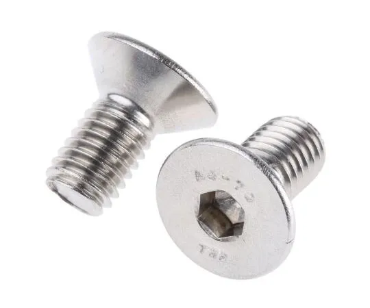 63-7481-99 RS Pro M8 x 16mm Hex Socket Countersunk Screw Plain Stainless Steel 304-4851