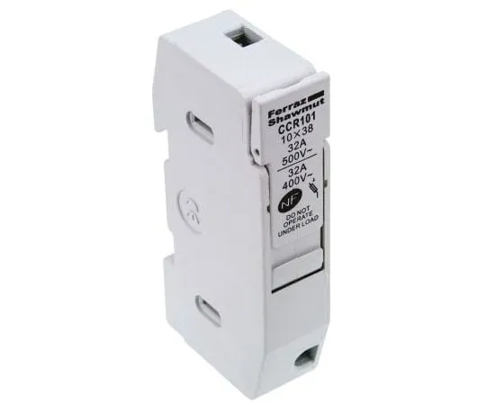63-7468-49 Mersen 32A Rail Mount F*** Holder No for 10 x 38mm F***, 500V ac N218213