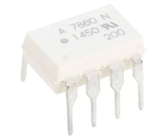 63-7463-90 Broadcom, HCPL-7860-000E DC Input Transistor Output Optocoupler, Through Hole, 8-Pin DIP HCPL-7860-000E